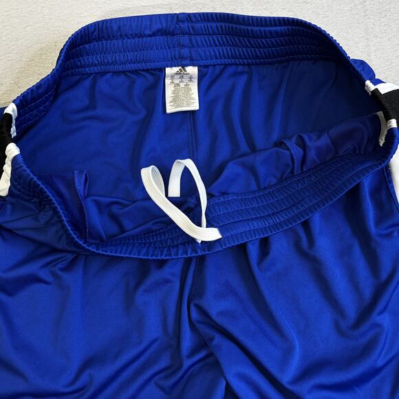 Adidas Athletic Shorts Mens XXL Blue Black Jogging Activewear Casual Gym Summer - Picture 3 of 8